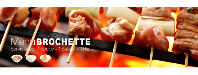 MENU BROCHETTE